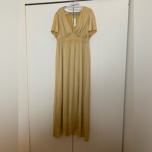 Satin Maxi Dress - XXXL